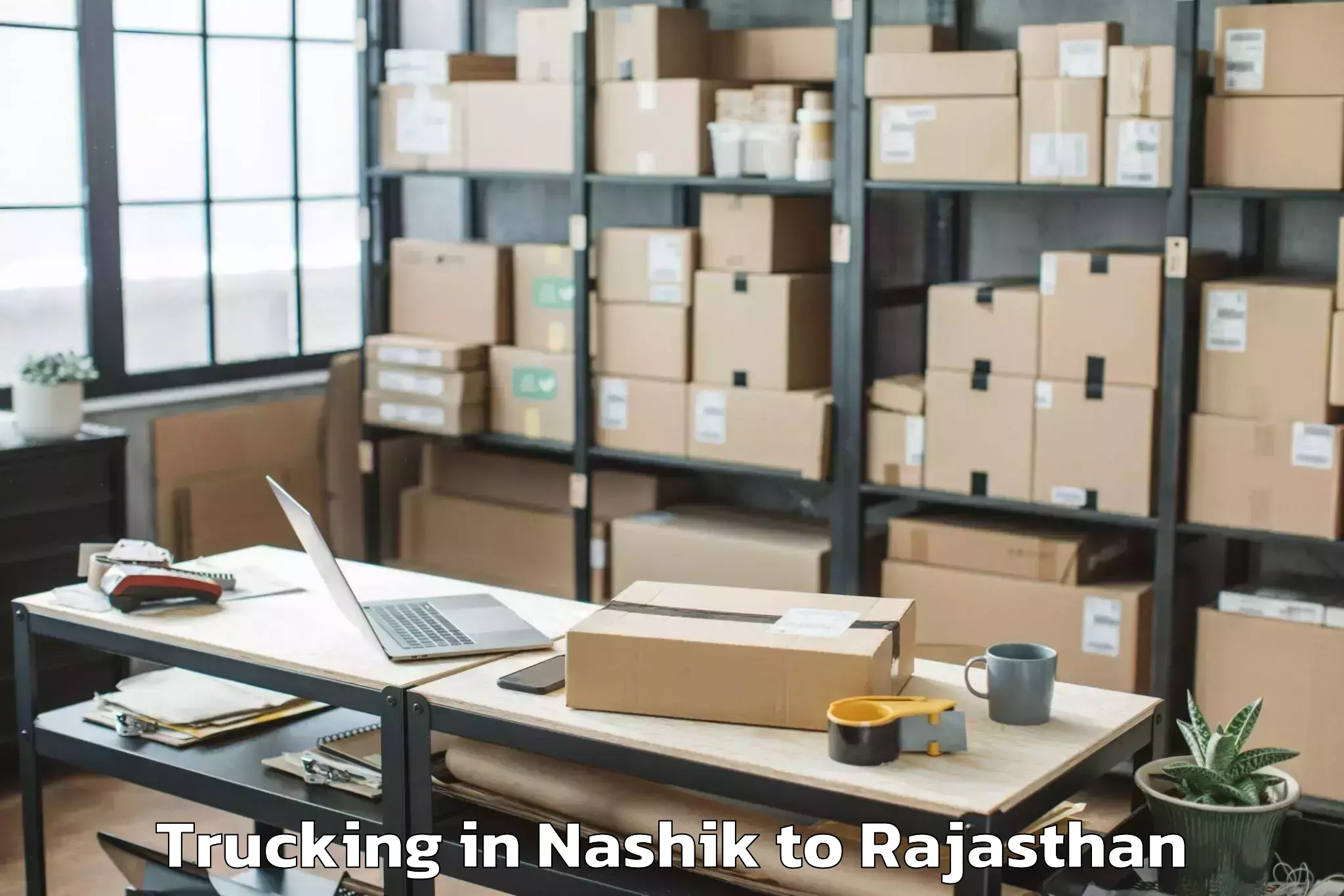 Trusted Nashik to Gangapur Bhilwara Trucking